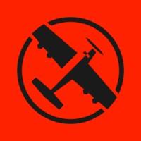 Black Airplane logo