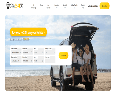 Rental Cars 24/7: Driving Booking Growth
