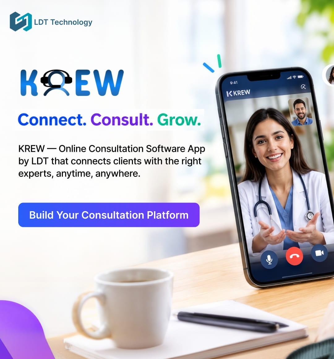 KREW - Online Consultation Software App