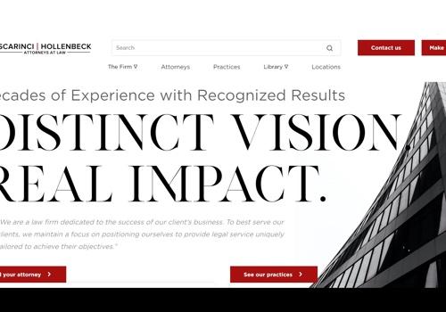 Website creating for Scarinci Hollenbeck