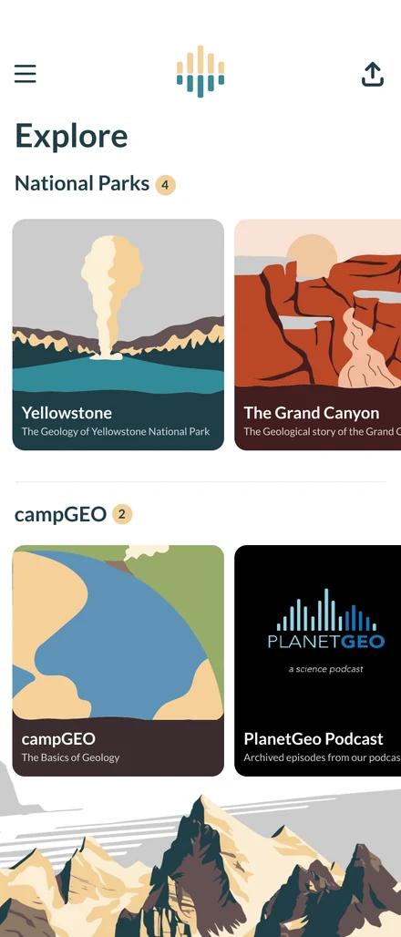 campGEO: geology courses and a podcast archive for iOS and Android